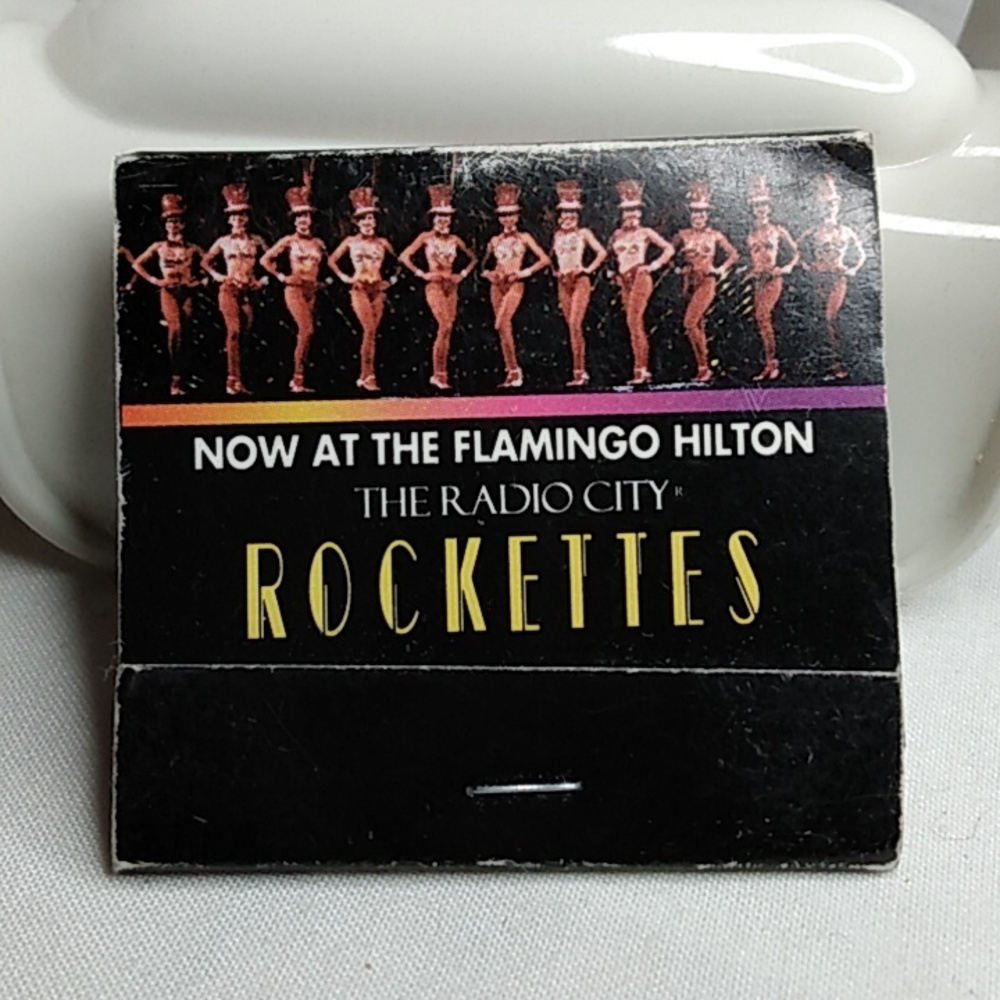 Vintage Flamingo Rockettes Las Vegas Matchbook